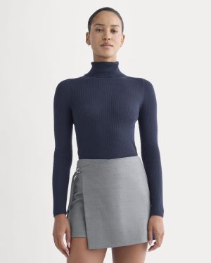 The Turtleneck in Ultrasoft Merino | Rich Navy