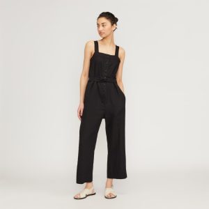 The Linen Jumpsuit | Black