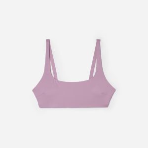 The Square-Neck Bikini Top | Lilac