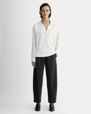The Off-Duty Barrel Pant | Black
