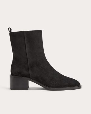 The City Boot | Black Suede