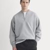 Luxe Fleece Half-Zip Pullover | Vintage Heather Grey