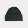 Chunky Ribbed Beanie | Heathered Dark Sea