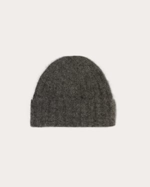 The Alpaca Beanie | Dark Charcoal