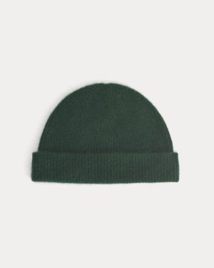 Cashmere Docker Beanie | Dark Green