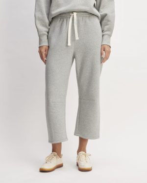The ReTrack Barrel Sweatpant | Heathered Grey