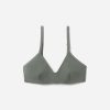 The Cotton Bralette | Dark Sage