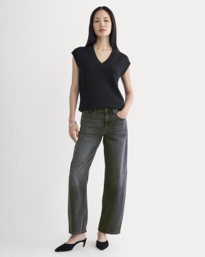 Loose Curve Jean | Carbon Midnight