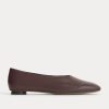 Gallery Square-Toe Flat | Burgundy
