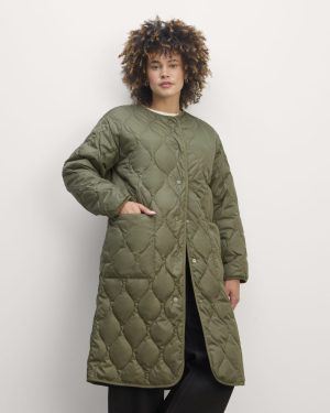 The Long Quilted Liner | Kalamata