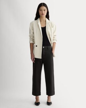 The Utility Straight-Leg Pant | Black | 26.5 Inseam