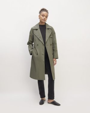 The Trench Coat | Pewter Green