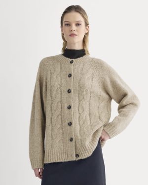 Cloud Cable Cardigan | Heathered Oatmeal