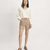 The A-Line Denim Short | Neutral Chanterelle