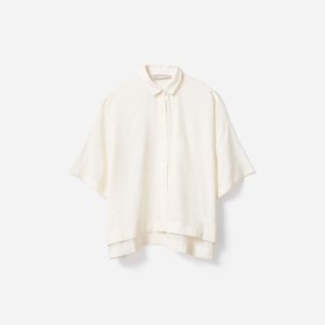 The Drapey Square Shirt | Bone