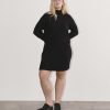 The Sweater Dress in Plush Cotton | Black