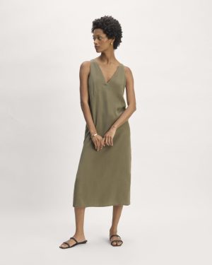 The TENCEL™ Midi Slip Dress | Kalamata