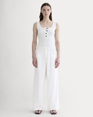 The Easy Cargo Pant | White