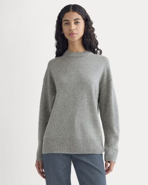 Cashmere Boyfriend Sweater | Husky Gray