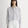 The Way-Short Shirt in Silky Cotton | Periscope / Bone