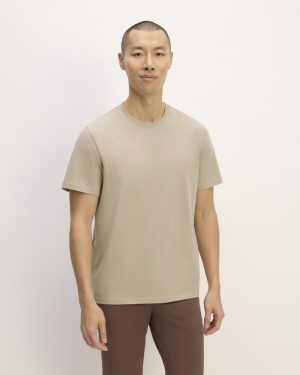 The Essential Organic Crew | Trench Coat Khaki