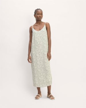 The Summer Slip Dress | Sage Mini Floral