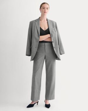 Straight-Leg Trouser in Tailor Twill | Heather Graphite