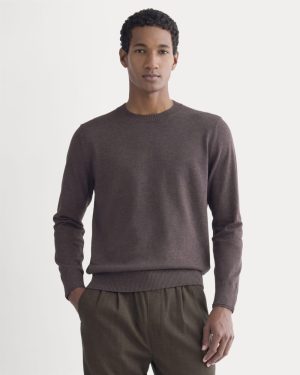 The No-Sweat Sweater | Uniform | Heathered Burgundy