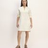 The Long-Sleeve Utility Mini Dress | Bone