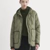 ReNew Quilted Hooded Liner | Lichen Green