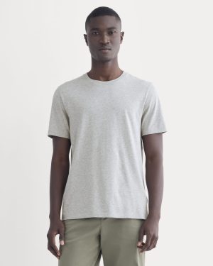 The Essential Organic Crew | Heathered Grey