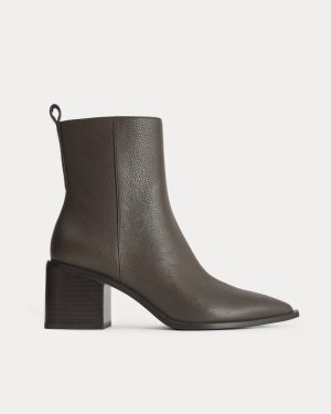 Studio Block Heel Boot | Brown