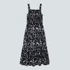 The Smock Dress | Black / Canvas Floral