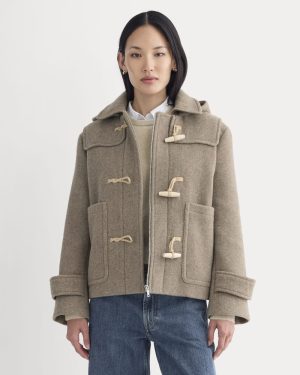 The ReWool Duffle Coat | Heather Taupe