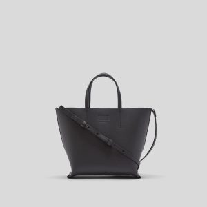 The Luxe Italian Leather Crossbody | Black